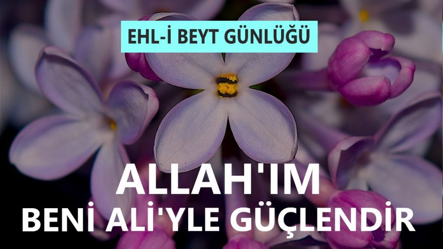Allahm, beni Aliyle glendir