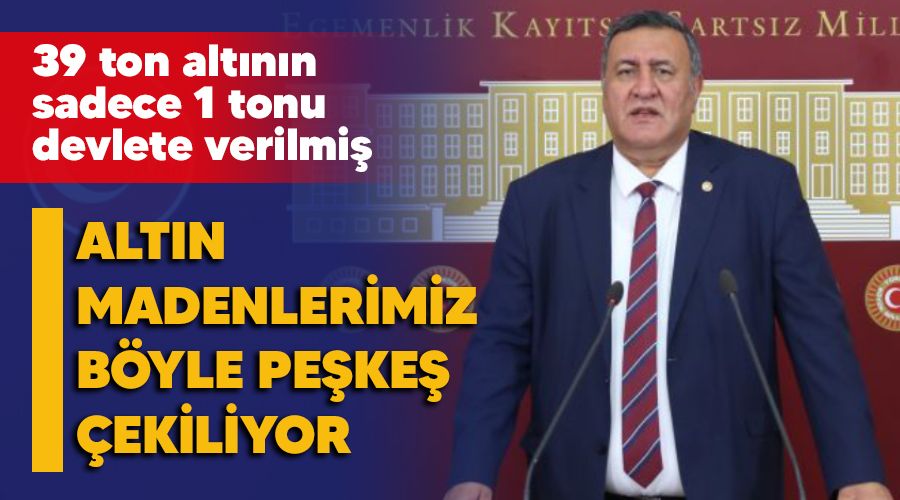 Altn madenlerimiz byle peke ekiliyor