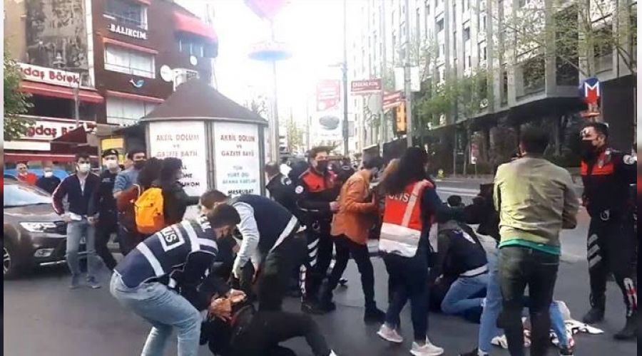 Ankara'da izinsiz 1 May�s eylemlerinde 41 g�zalt�