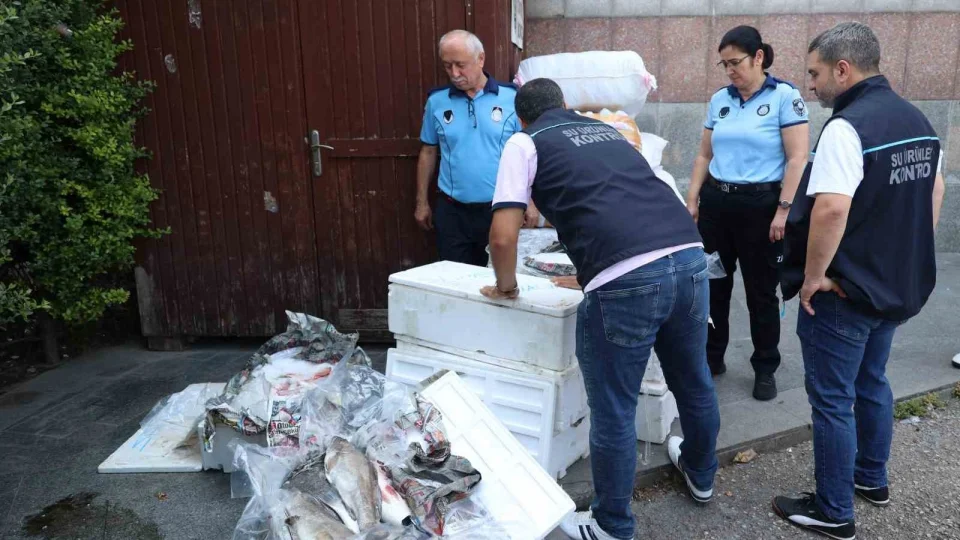 Antalya Otogar�'nda bal�k operasyonu: 260 kilo ele ge�irildi