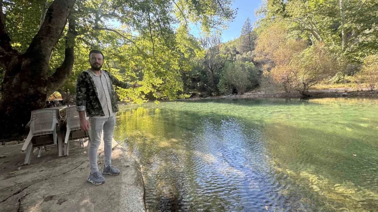 Antalya'da Üzümdere Irmağı yağışlarla yeniden suya kavuştu