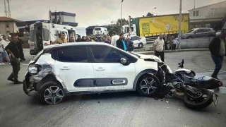 Arnavutköy'de zincirleme kaza: 5 yaralı