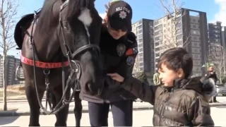 Atlı polisler Gaziantep'te göreve başladı