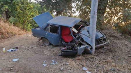 Aydın'da çaldıkları araçla İzmir'de kaza yapan 15 yaşındaki iki çocuk ağır yaralandı