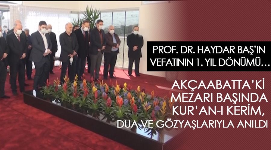 BTP 14 Nisan 2020de Hakka yryen merhum Genel Bakan Prof. Dr. Haydar Ba anyor 