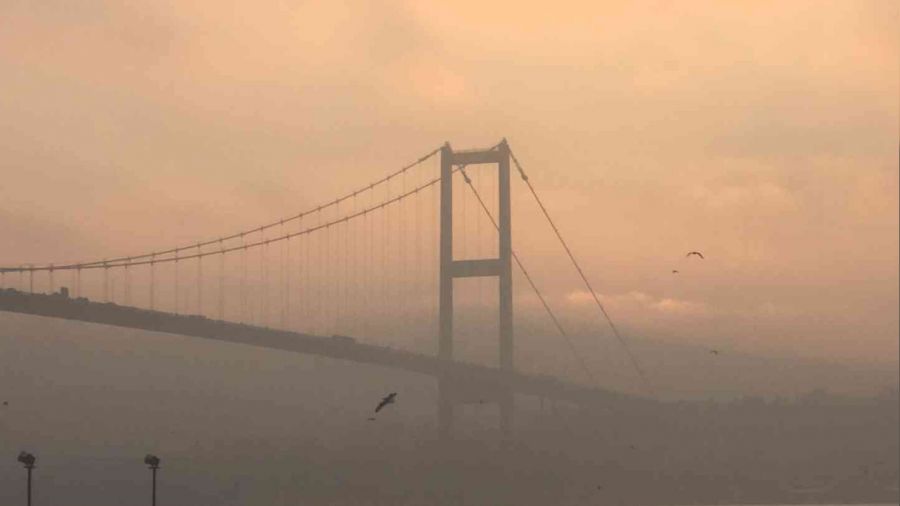 Boaz'da gn doumu srasnda sis etkili oldu: Ortaya kartpostallk grntler kt