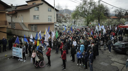 Bosna'daki Ahmiçi Katliamı'nın kurbanları anıldı