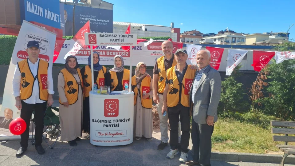 BTP Sancaktepe Teşkilatı sahaya indi: Stant çalışmasına vatandaşlardan yoğun ilgi