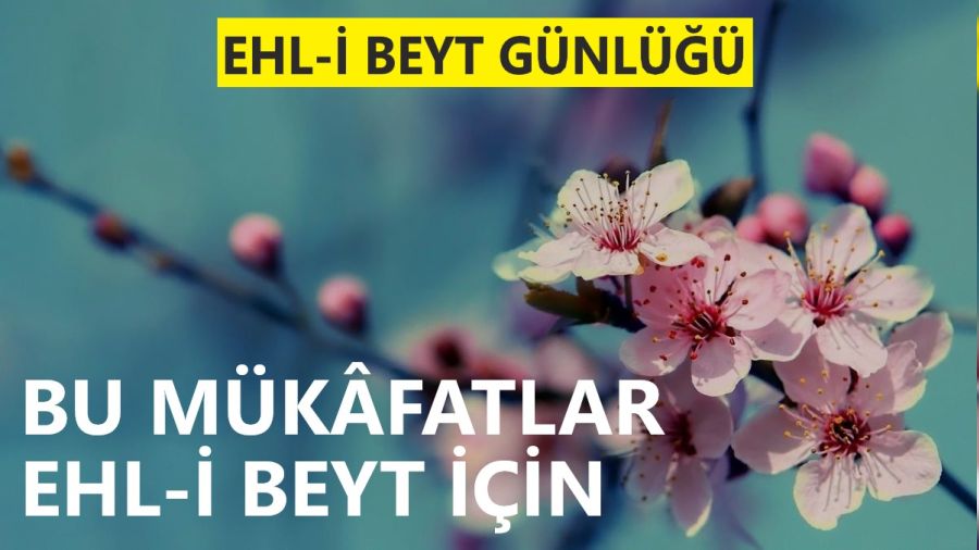 Bu mükâfatlar Ehl-i Beyt için
