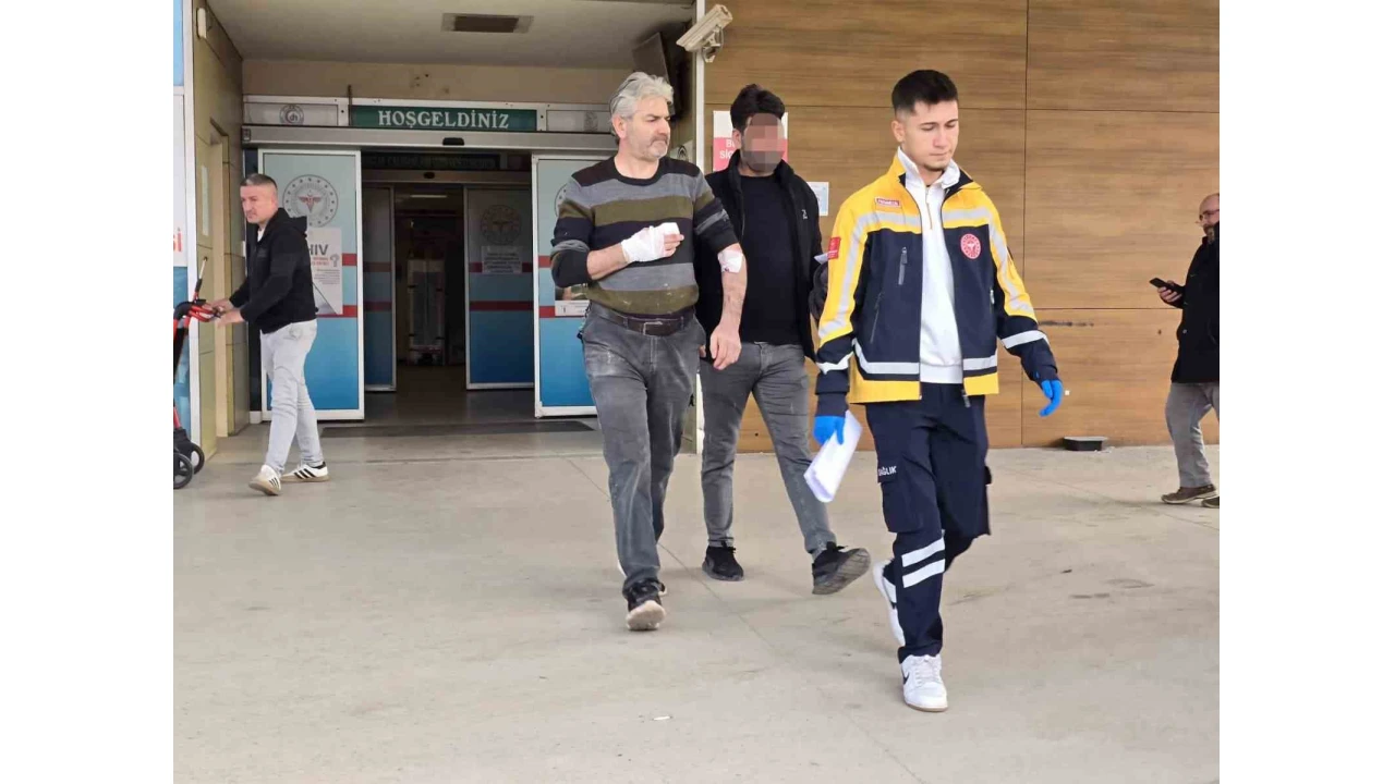 Bursa'da fabrika iisi elini testereye kaptrd