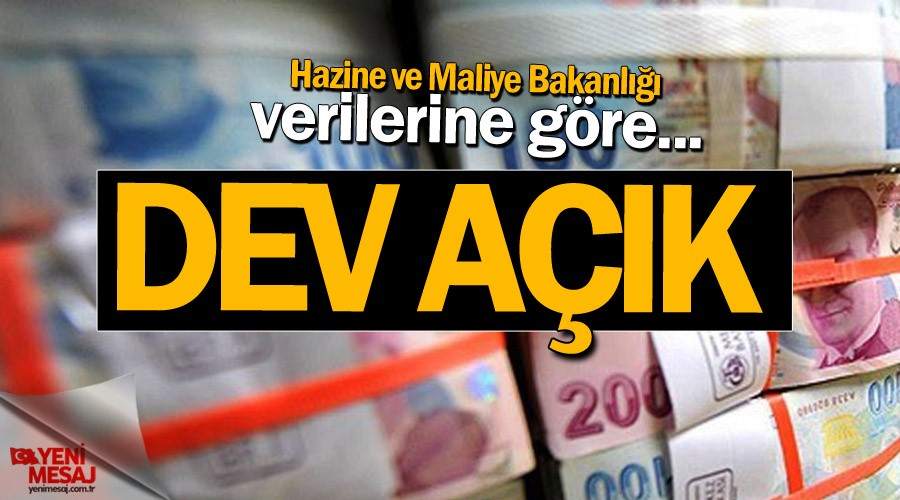 Bütçede dev açık