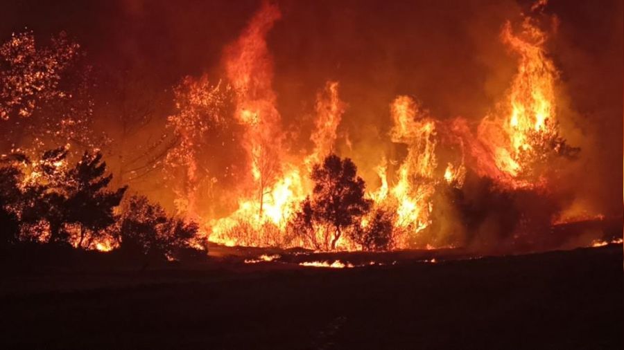Çanakkale alev alev