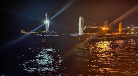 Çanakkale Boğazı'nda iki gemi çatıştı