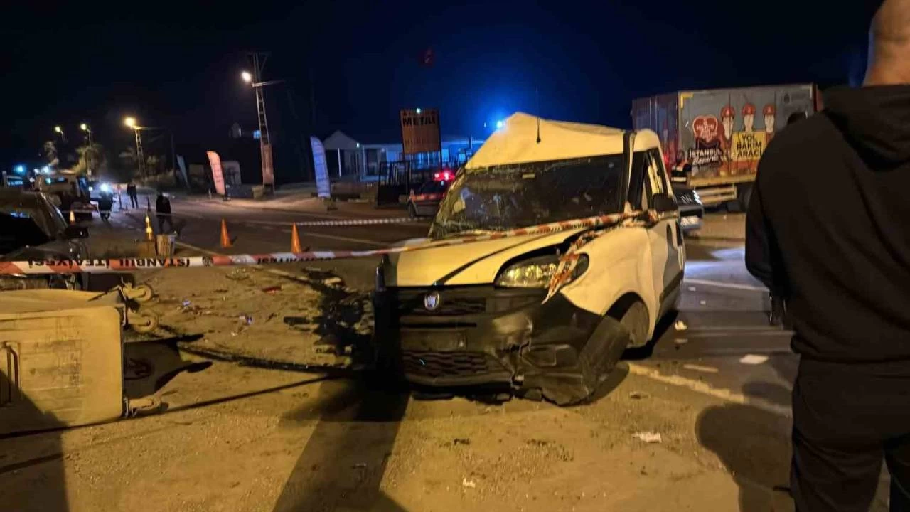 Çatalca'da feci kaza: 1 ölü, 3 yaralı