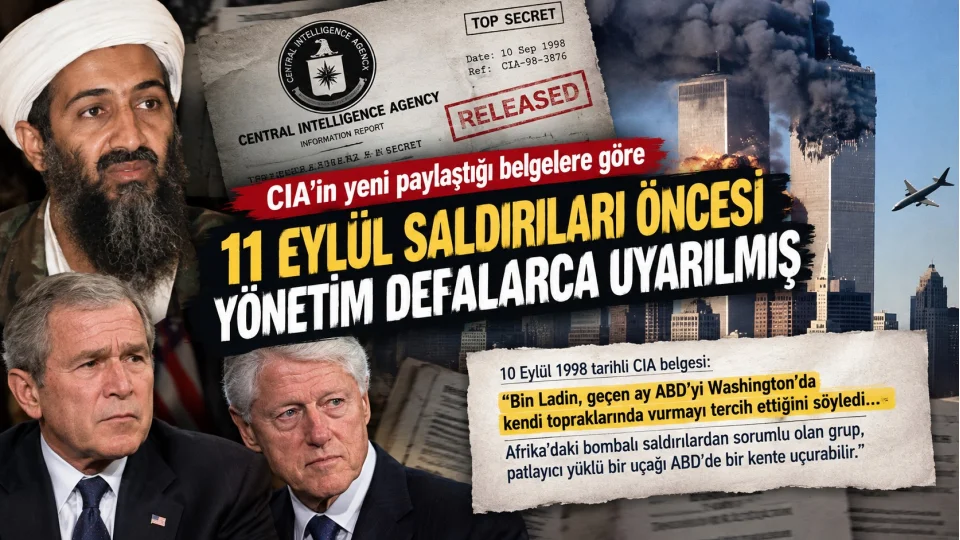 CIA'in yeni payla�t��� belgelere g�re 11 Eyl�l sald�r�lar� �ncesi y�netim defalarca uyar�lm��