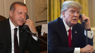 Cumhurbakan Erdoan, ABD Bakan Trump ile telefonda grt