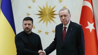 Cumhurbakan Erdoan Zelenskiy ile grt