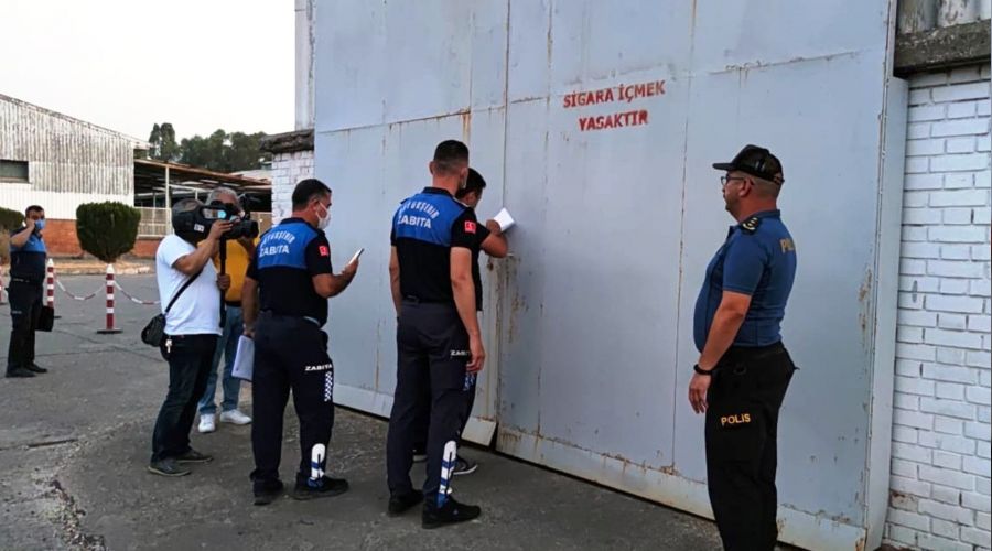 Dalaman'daki kağıt fabrikası mühürlendi