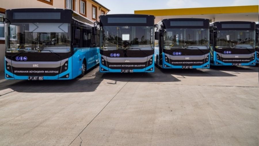 Diyarbakır'da ücretsiz otobüs seferleri devam ediyor