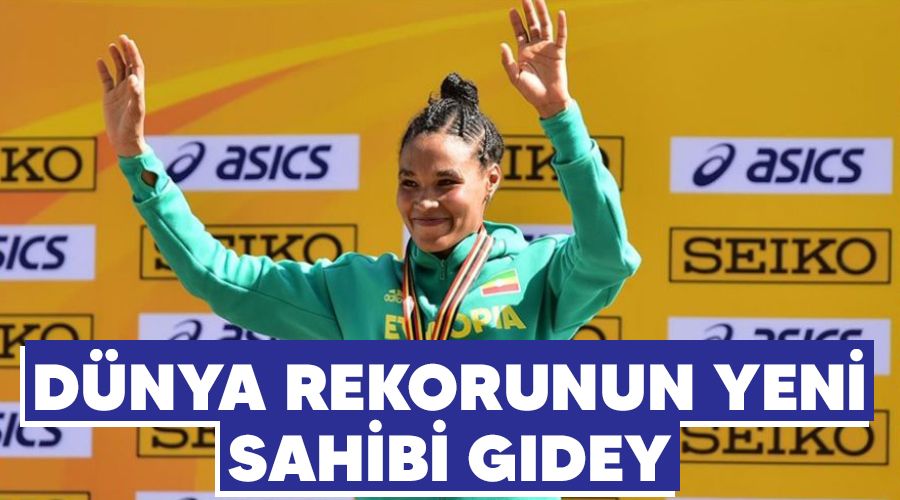D�nya rekorunun yeni sahibi Gidey