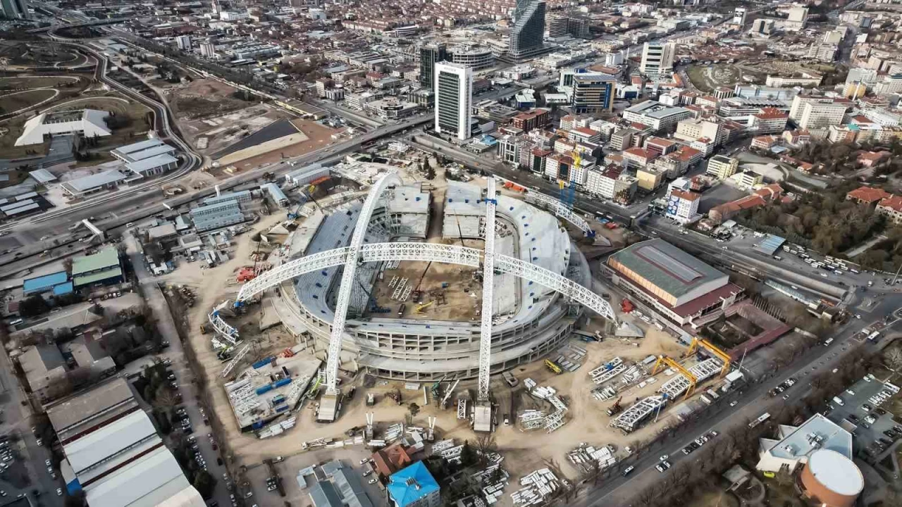 Dünyanın en ağır çatısı Ankara'da yükseliyor