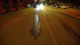 "Dur" ihtarna uymayan otomobili kovalan motosikletli asayi ekibinin arpt yaya ar yaraland
