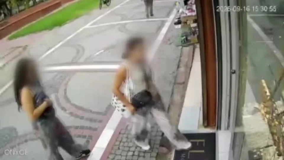 Edirne'de Bulgar kad�nlar�n h�rs�zl��� kamerada