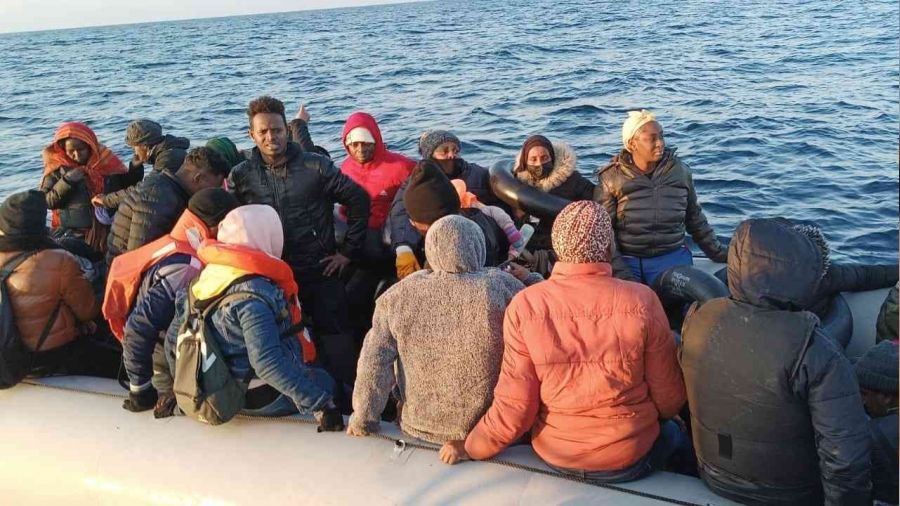 Ege'nin bugünkü kaçak göçmen bilançosu 99