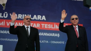 Erdoğan ve Aliyev Kahramanmaraş'ta konuştu