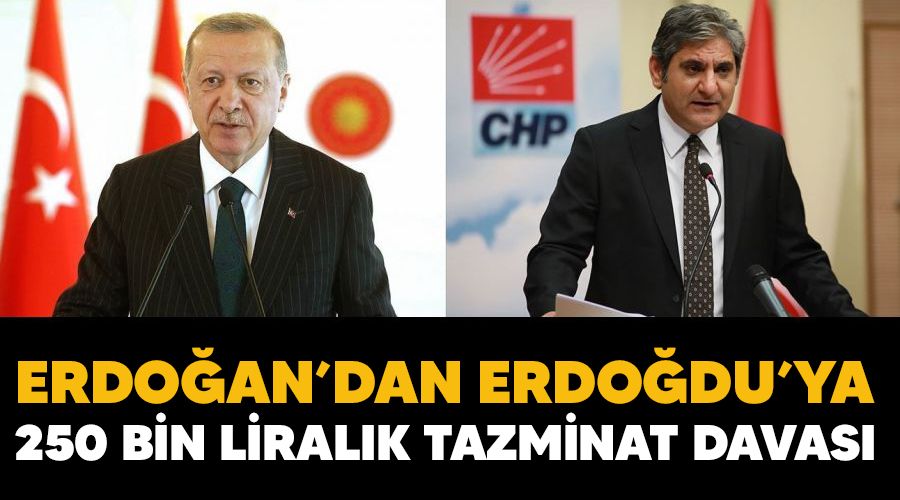 Erdoan'dan Erdodu'ya 250 bin liralk tazminat davas