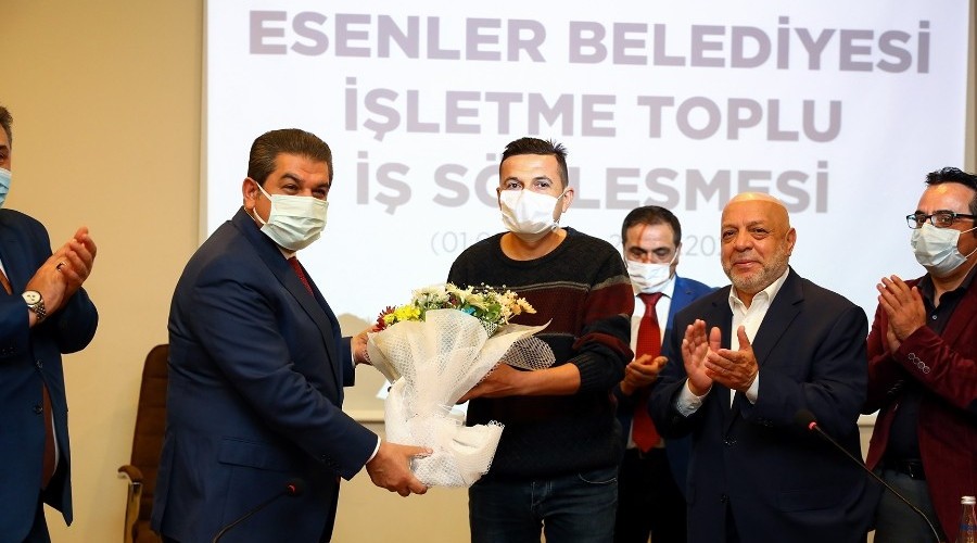 Esenler'de toplu s�zle�me sevinci