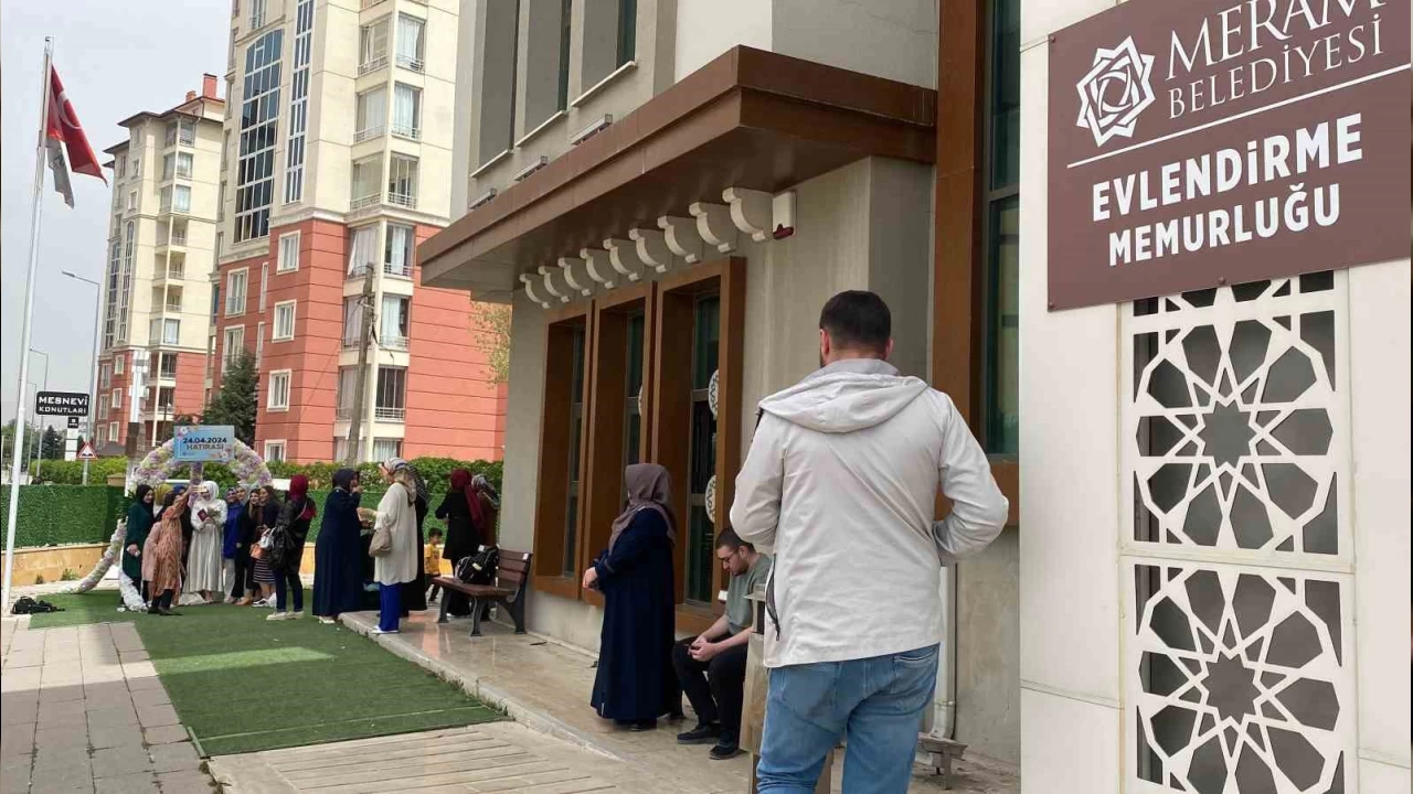 Evlenen çiftlerin tercihi: 24.04.2024