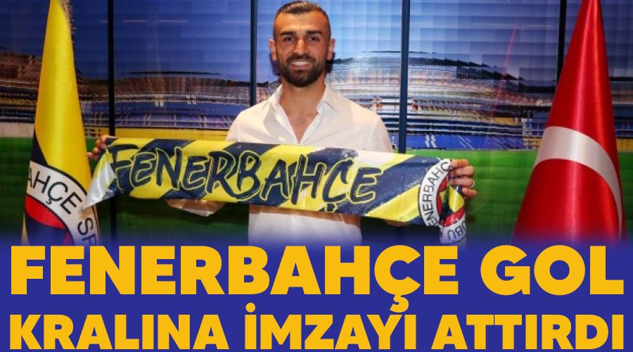 Fenerbahçe gol kralına imzayı attırdı