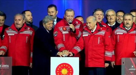 Filyos'ta doğal gaz töreni