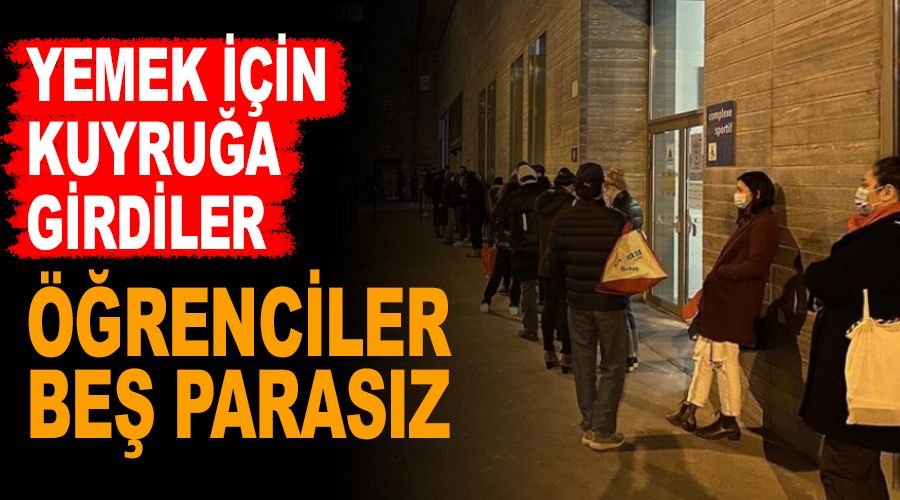 Fransa'da öğrenciler beş parasız