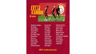 Galatasaray'n Avusturya kamp kadrosu belli oldu