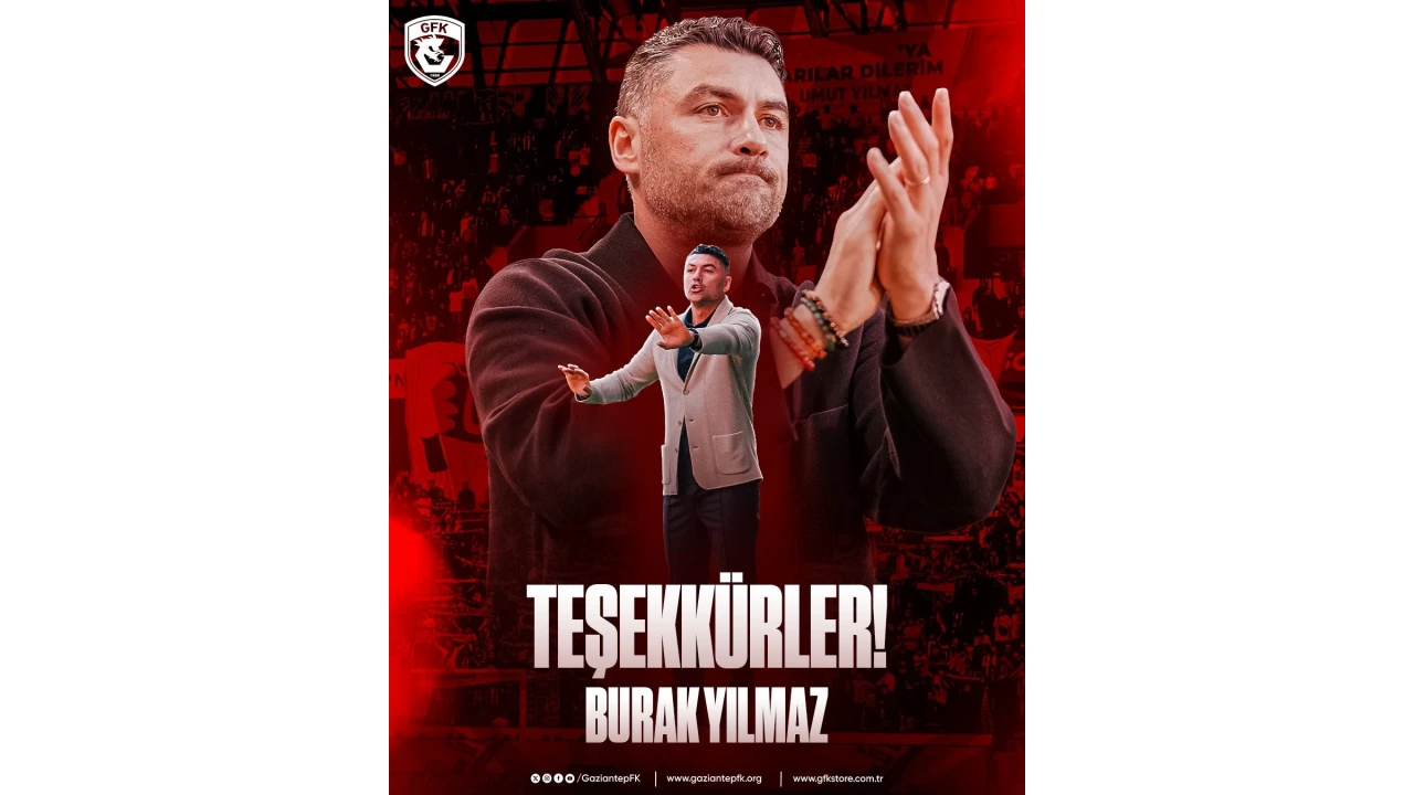 Gaziantep FK'da Burak Yılmaz dönemi resmen sona erdi