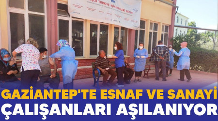Gaziantep'te esnaf ve sanayi alanlar alanyor