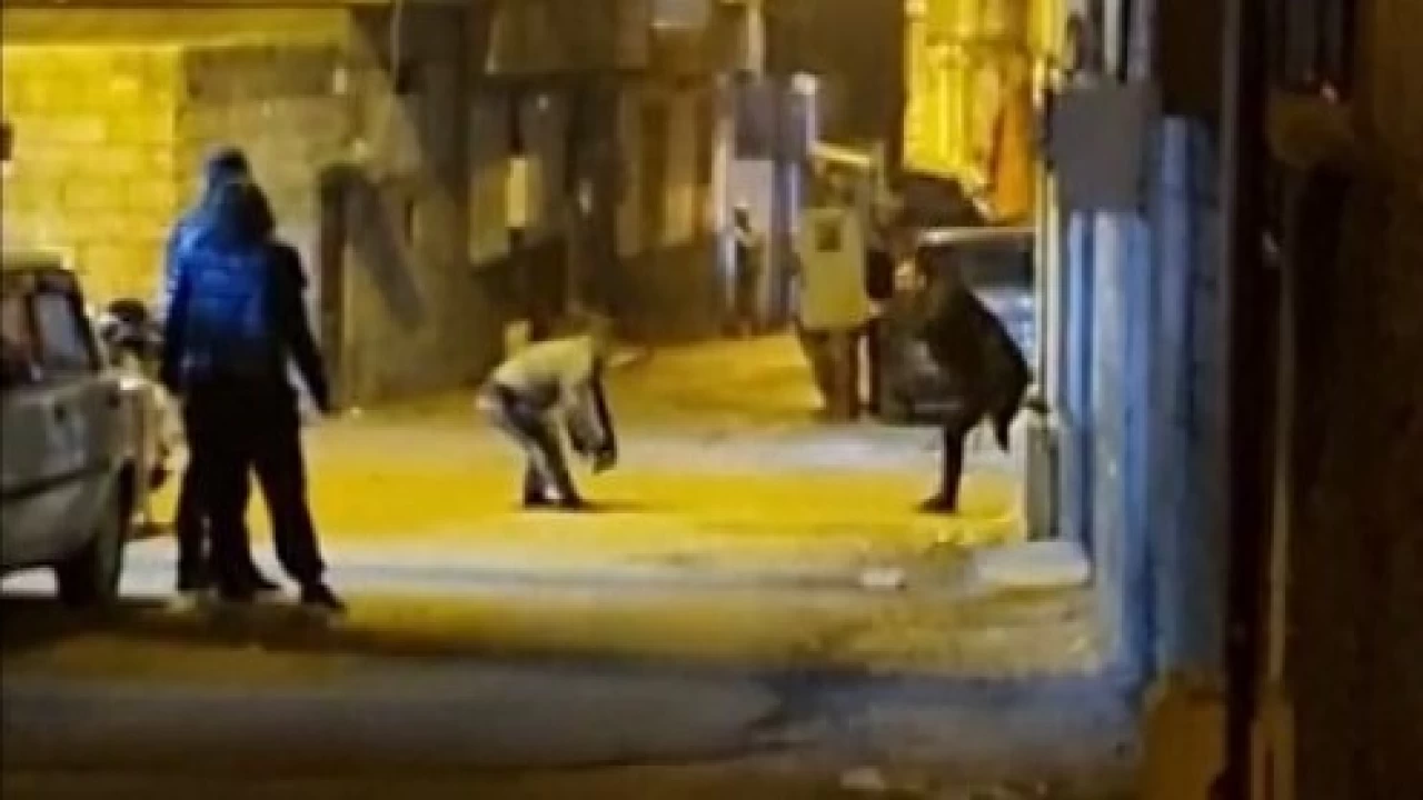 Gaziantep'te sokak ortasındaki intihar girişimi