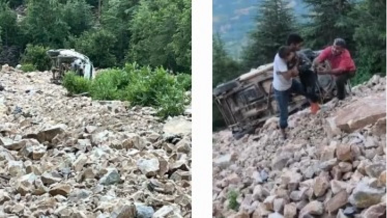 Gaziantep'te yayla yolunda feci kaza: 3 ölü, 1 yaralı