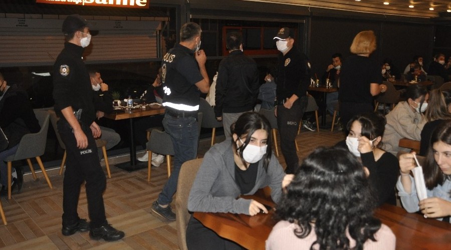 Gece Covid-19 denetimi