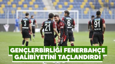 Gençlerbirliği Fenerbahçe galibiyetini taçlandırdı