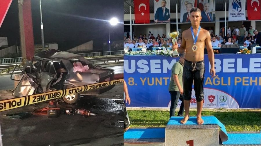 G�re��ilerin oldu�u otomobil kaza yapt�: 4 �l� 1 a��r yaral�