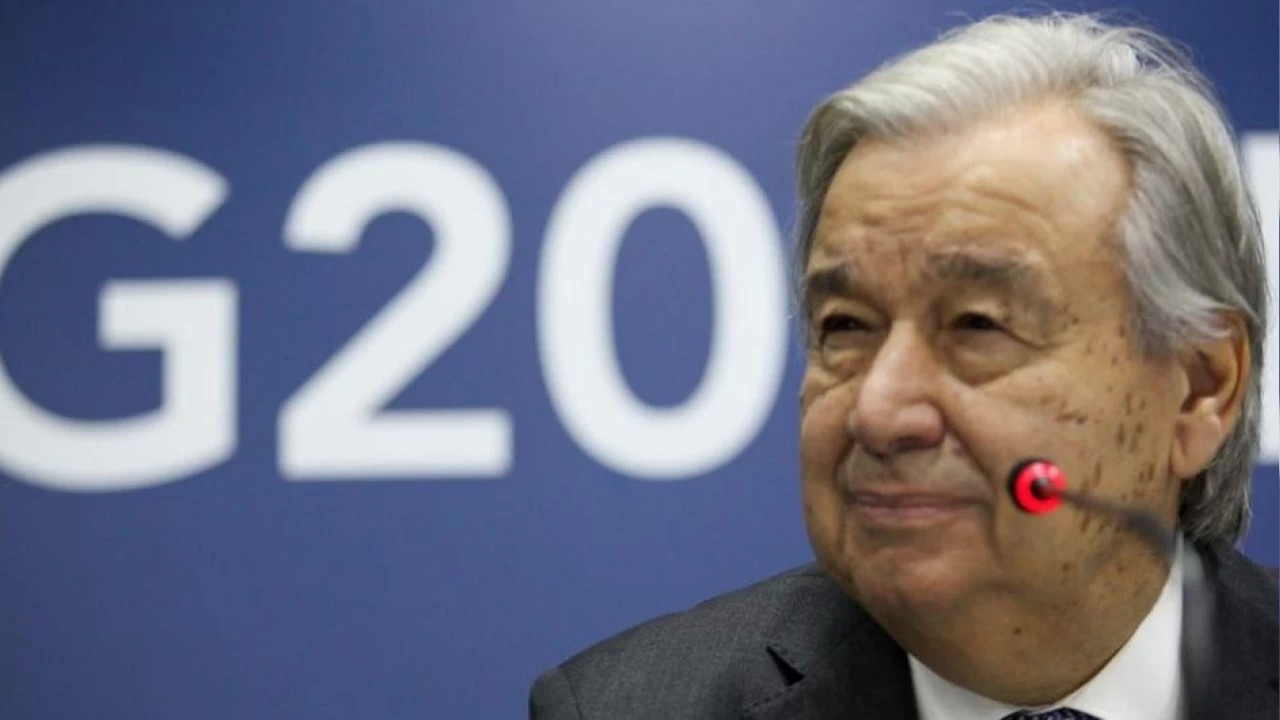 Guterres: G20 ülkeleri, küresel sorunların çözümüne öncülük etmeli