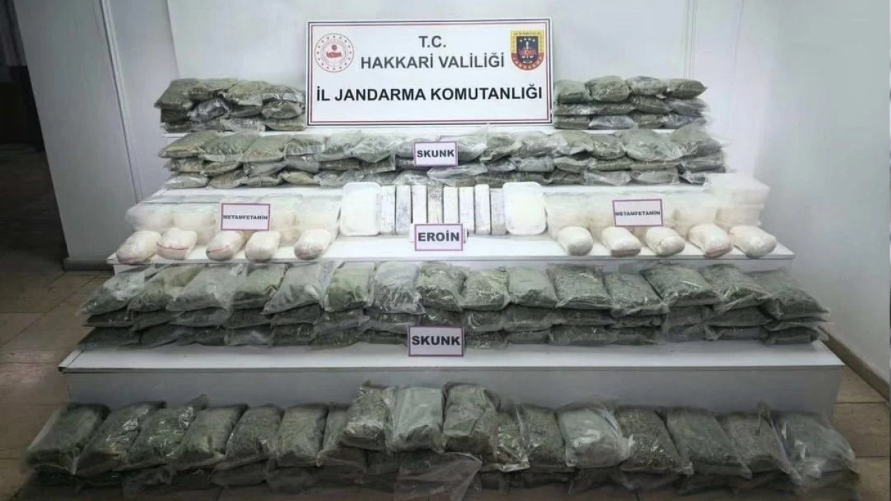 Hakkari'de uyuşturucu operasyonu