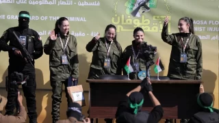 Hamas, 4 İsrailli kadın askeri Kızılhaç'a teslim etti