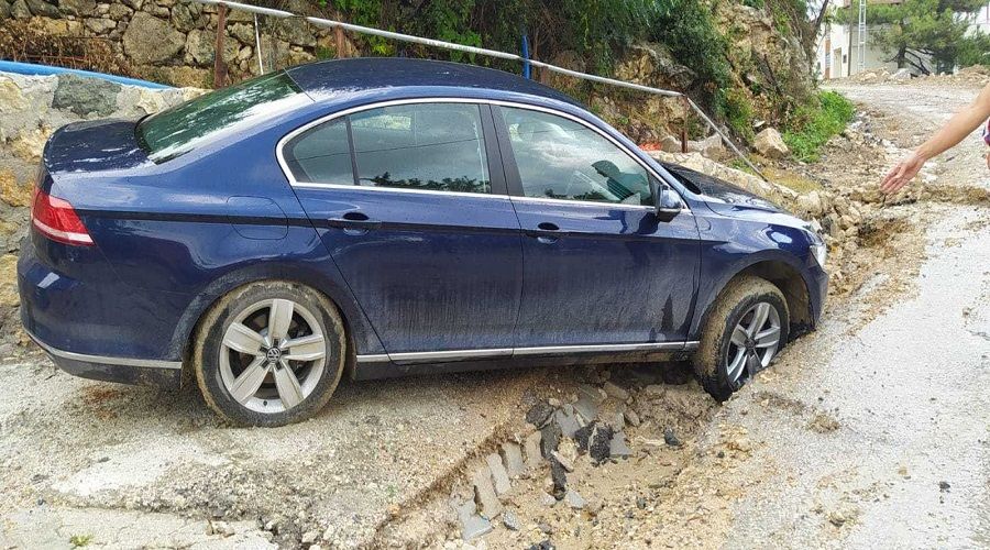 Hatay'da �iddetli ya��� etkili oldu