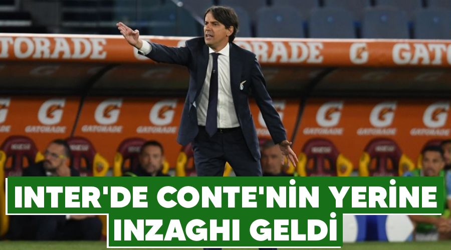 Inter'de Conte'nin yerine Inzaghi geldi