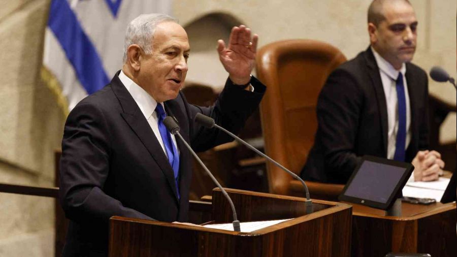 �srail'de Netanyahu h�k�meti yemin ederek g�reve ba�lad�