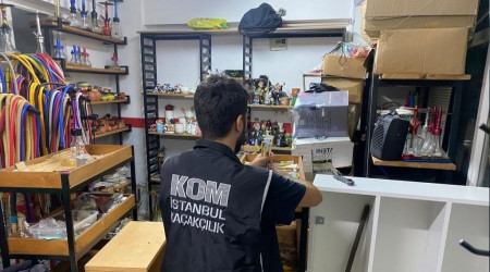 İstanbul'da 7,3 ton kaçak nargile tütünü ele geçirildi